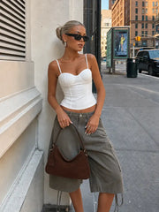 FAUX SUEDE TOTE BAG