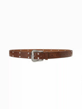 EYELET EMBELLISHED BUCKLE BELT