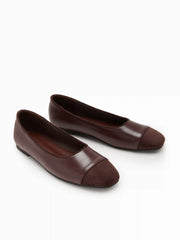 FAUX LEATHER & FAUX SUEDE FLATS