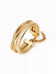 LAYERED TWIST BANGLE