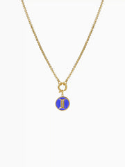 CONSTELLATION 18K GOLD PLATED STAINLESS STEEL PENDANT NECKLACE