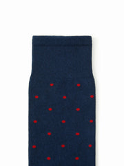POLKA DOT OVER THE CALF SOCKS