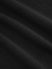 Knit High Neck Sleeve A-line Maxi Dress With Belt