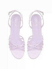 ADJUSTABLE STRAP HEELED SANDALS