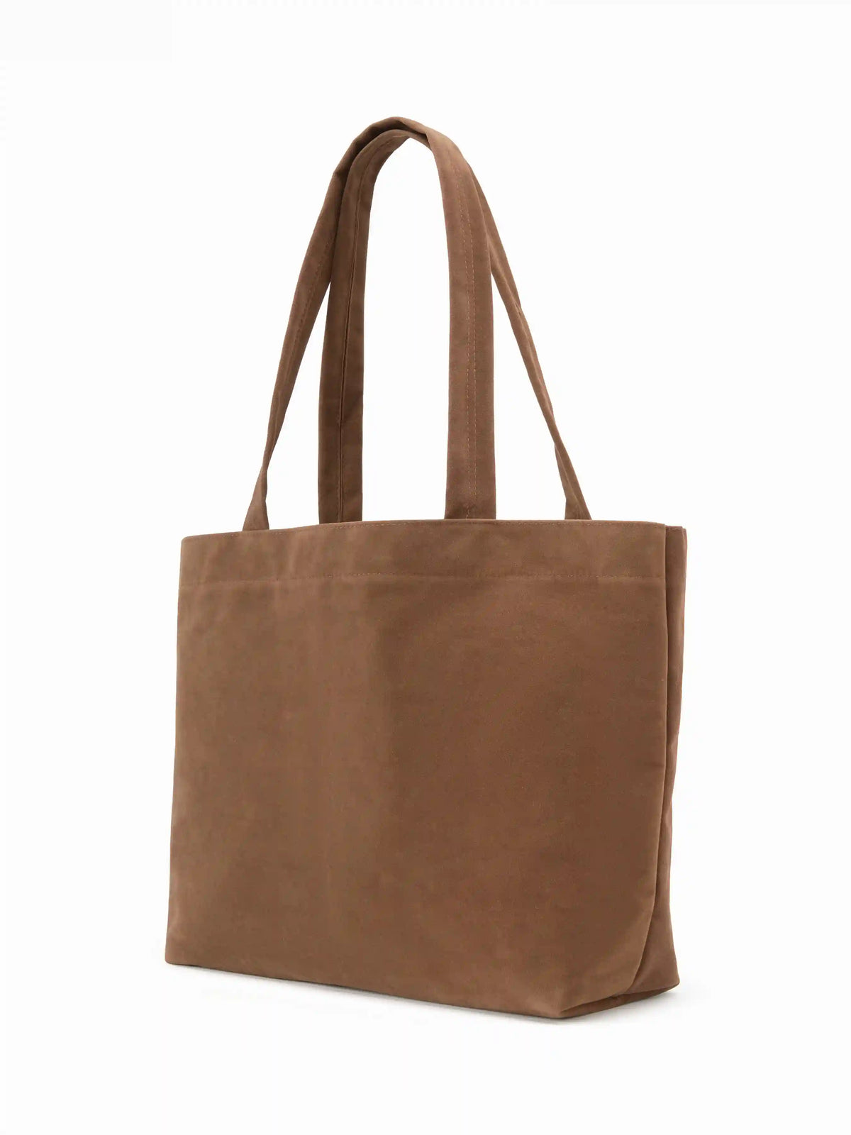 FAUX SUEDE TOTE BAG