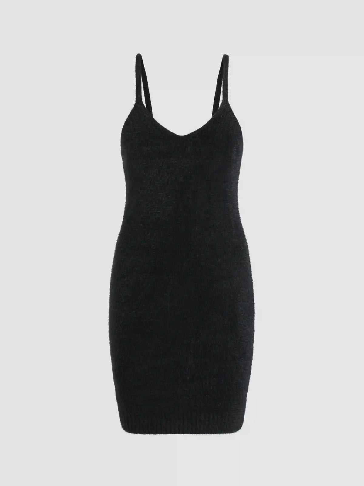 Knit Solid Bodycon Dress