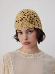 SEQUIN KNITTED HAT