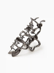 Irregular Metalic Hollow Hair Claw