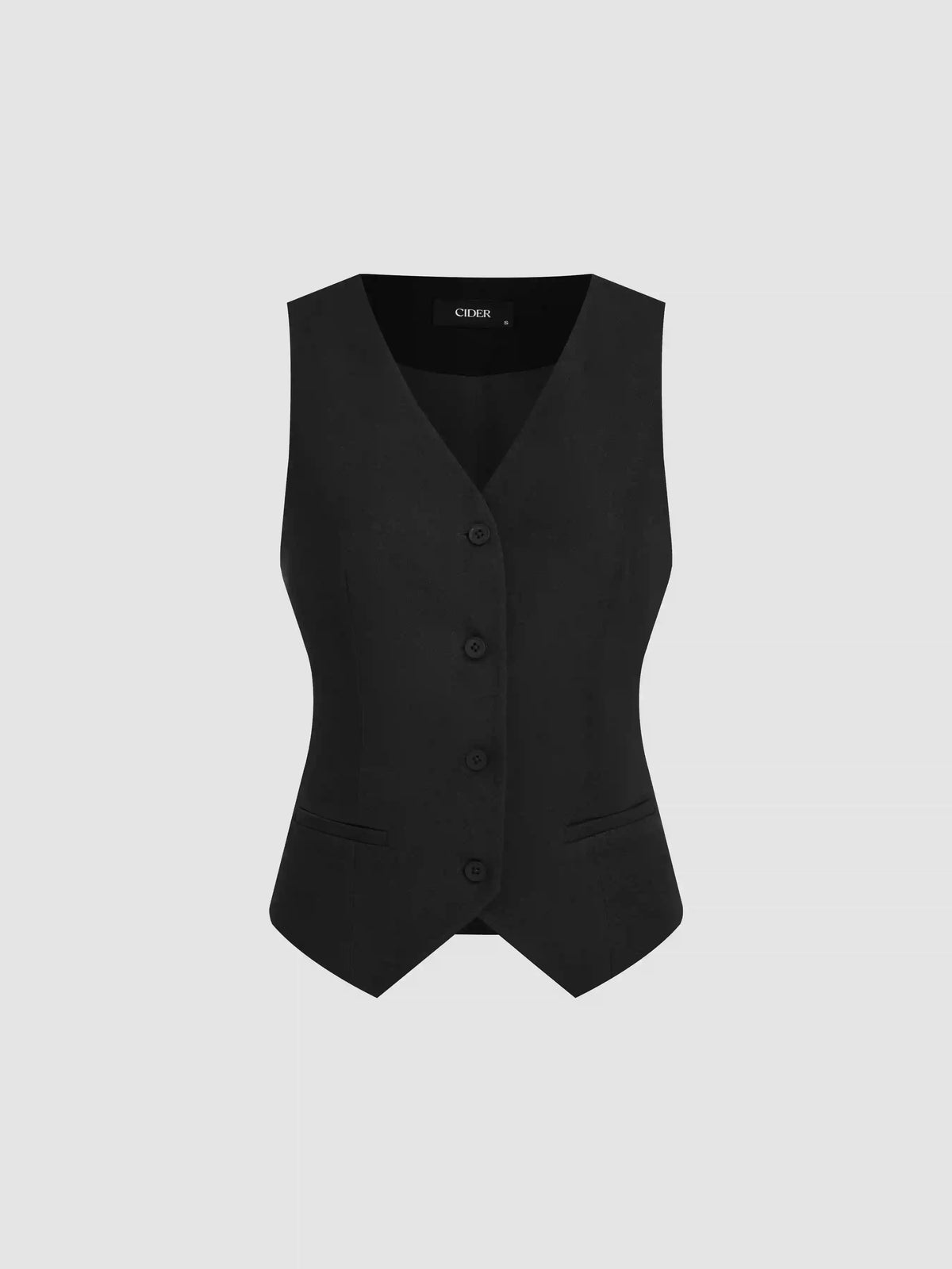 V-Neck Button Waistcoat