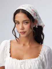 FLORAL SQUARE HEADSCARF