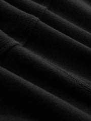Thermal Cotton-blend Mid Rise Solid Leggings
