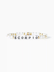 FAUX PEARL CONSTELLATION BEADED BRACELET