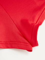 Linen-blend Low Rise Knotted Ruffled Layered Mini Skort
