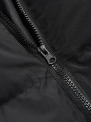 Zip Front Collared Puffer Jacket