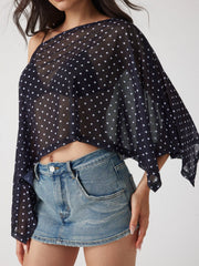 POLKA DOT CAPE