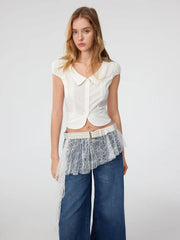 LACE WRAP SKIRT