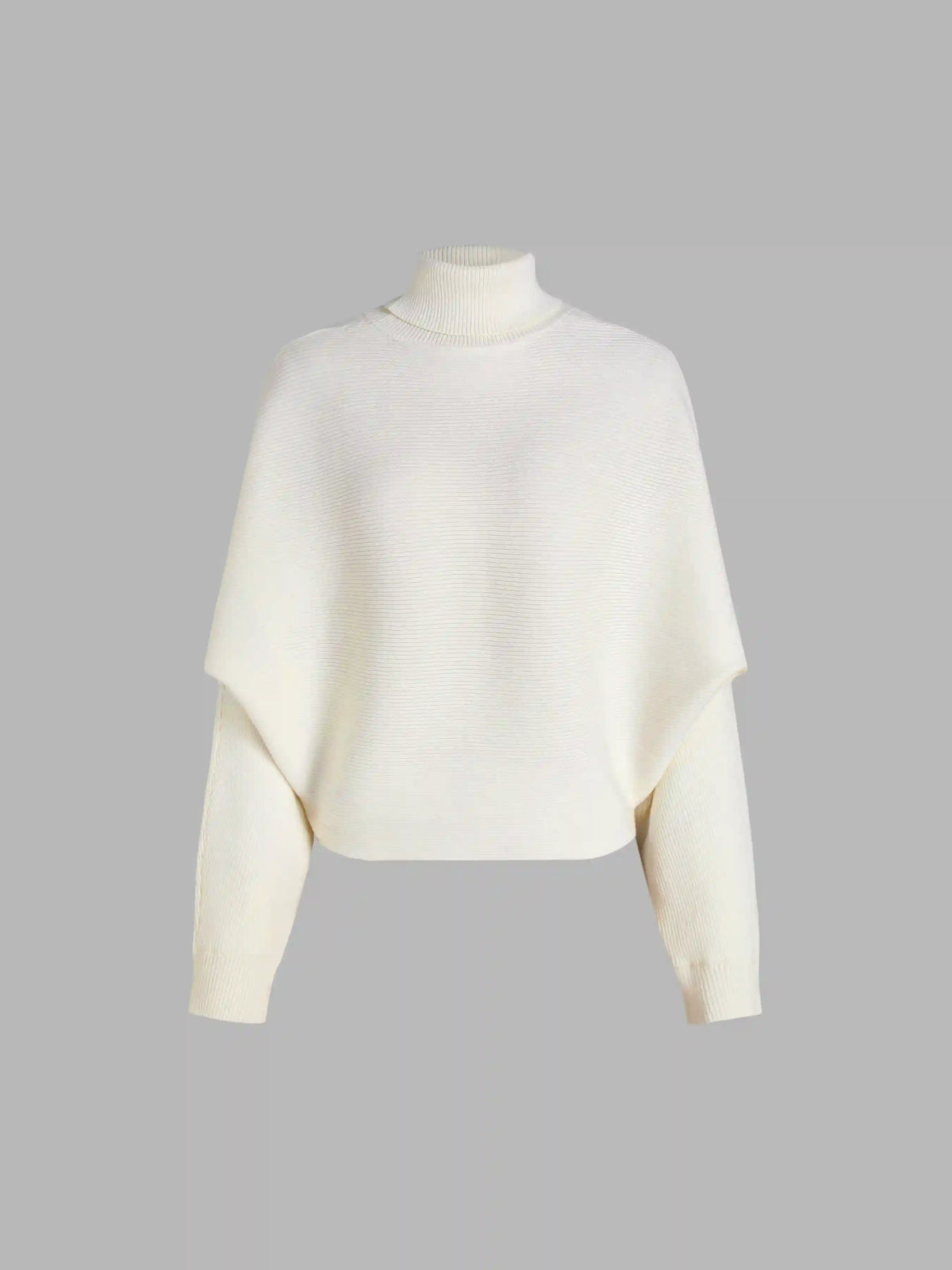 Solid Turtleneck Sweater