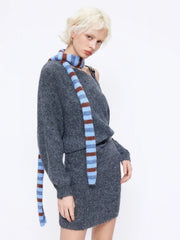 STRIPED  SCARF