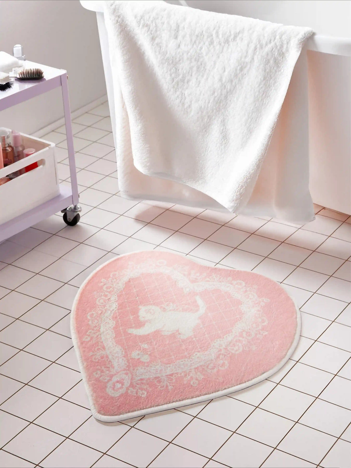 Cat Pattern Washable Rug
