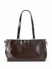 BOWKNOT PLEATED SHOULDER BAG