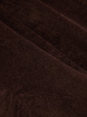 Velvet V-neck Split Button Jacket
