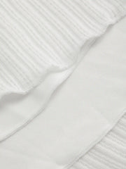 Cotton-blend Cowl Halter Neckline Ruched Mini Dress
