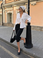 BOWKNOT DECOR SPLIT TOE MARY JANE FLATS