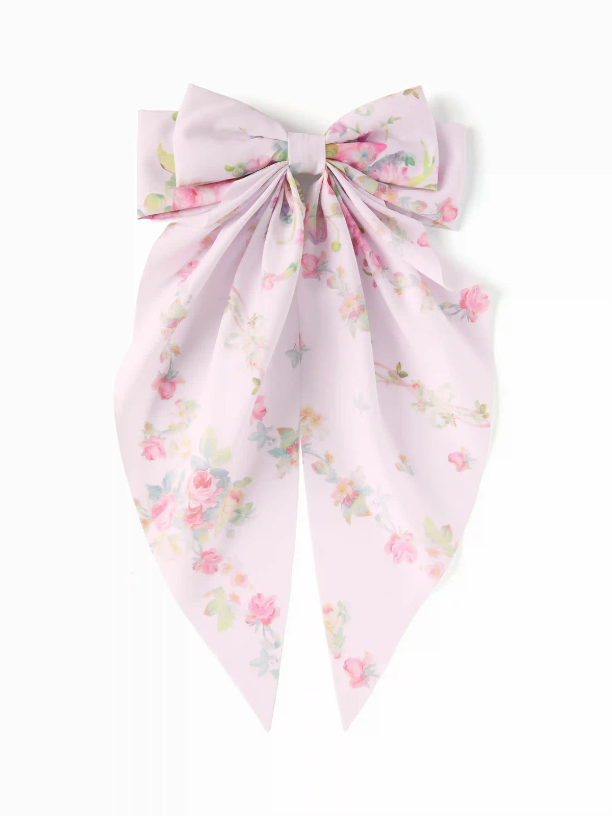 FLORAL BOWKNOT HAIR CLIP