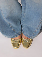BOWKNOT SLINGBACK FLATS