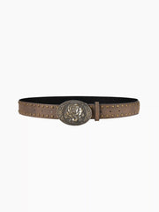 ROSE STUDDED BUCKLE BELT