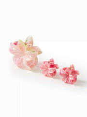 3 PCS FLOWER HAIR CLAW SET
