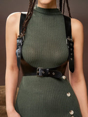 Metal Buckle Corset Belt