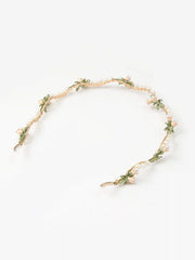CORSAGES & FAUX PEARL TWINED METALLIC HEADBAND