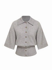 Knit Mid Sleeve Top