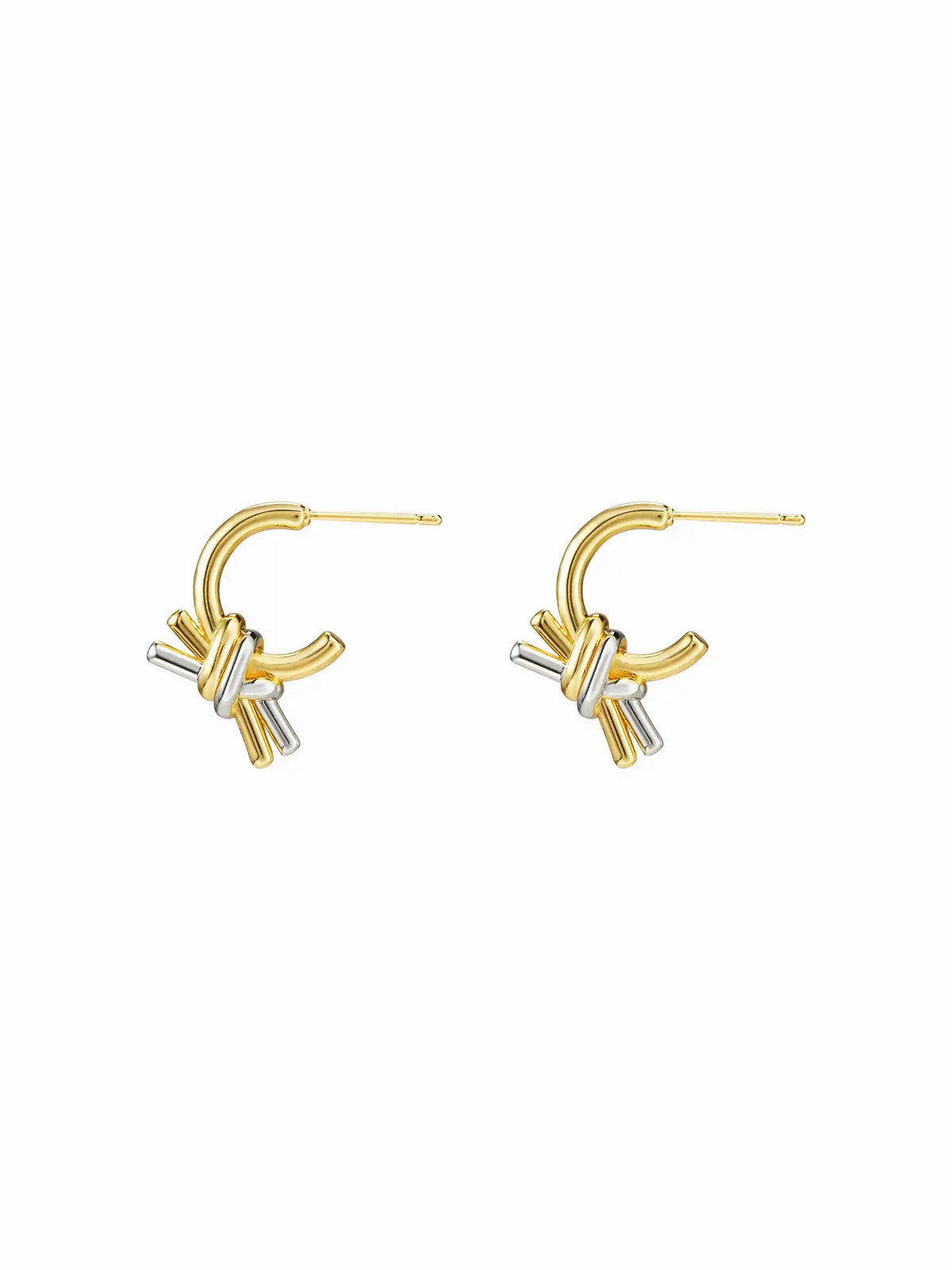 KNOT STUD EARRINGS