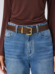 RECTANGULAR BUCKLE BELT