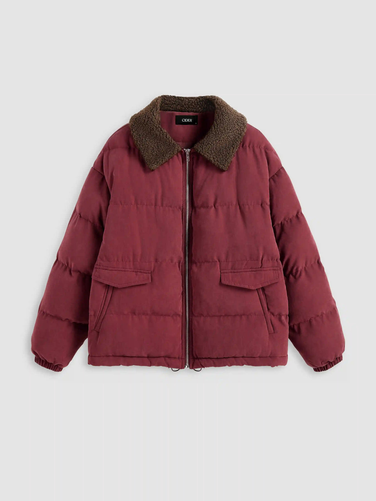 Teddy Collared Puffer Jacket