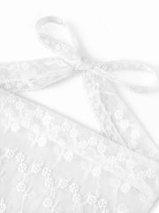 FLORAL LACE HEADSCARF
