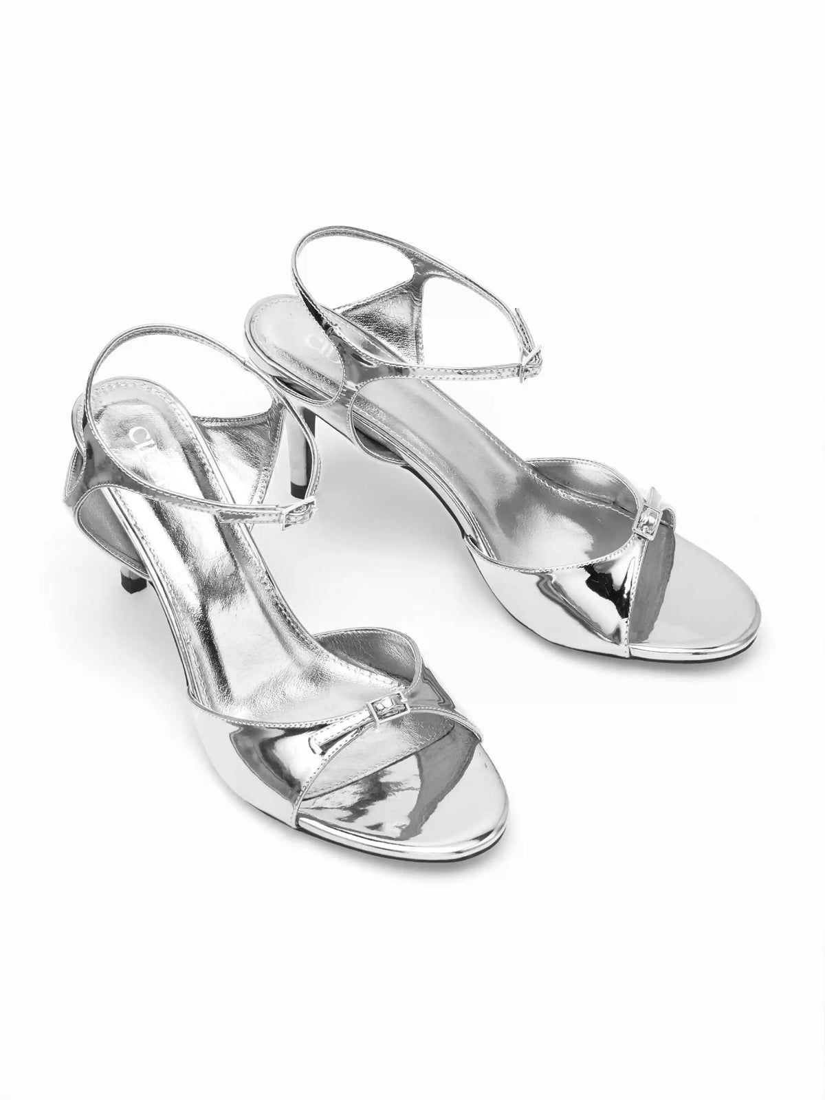 ADJUSTABLE STRAP KITTEN HEELS