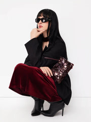 SEQUIN SHOULDER BAG