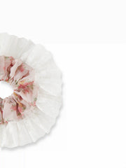 FLORAL LACE SCRUNCHIE