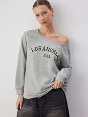 Los Angeles Graphic Terry Oversized Sweatshirt