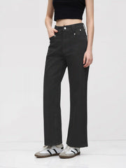 Denim Mid Rise Baggy Jeans