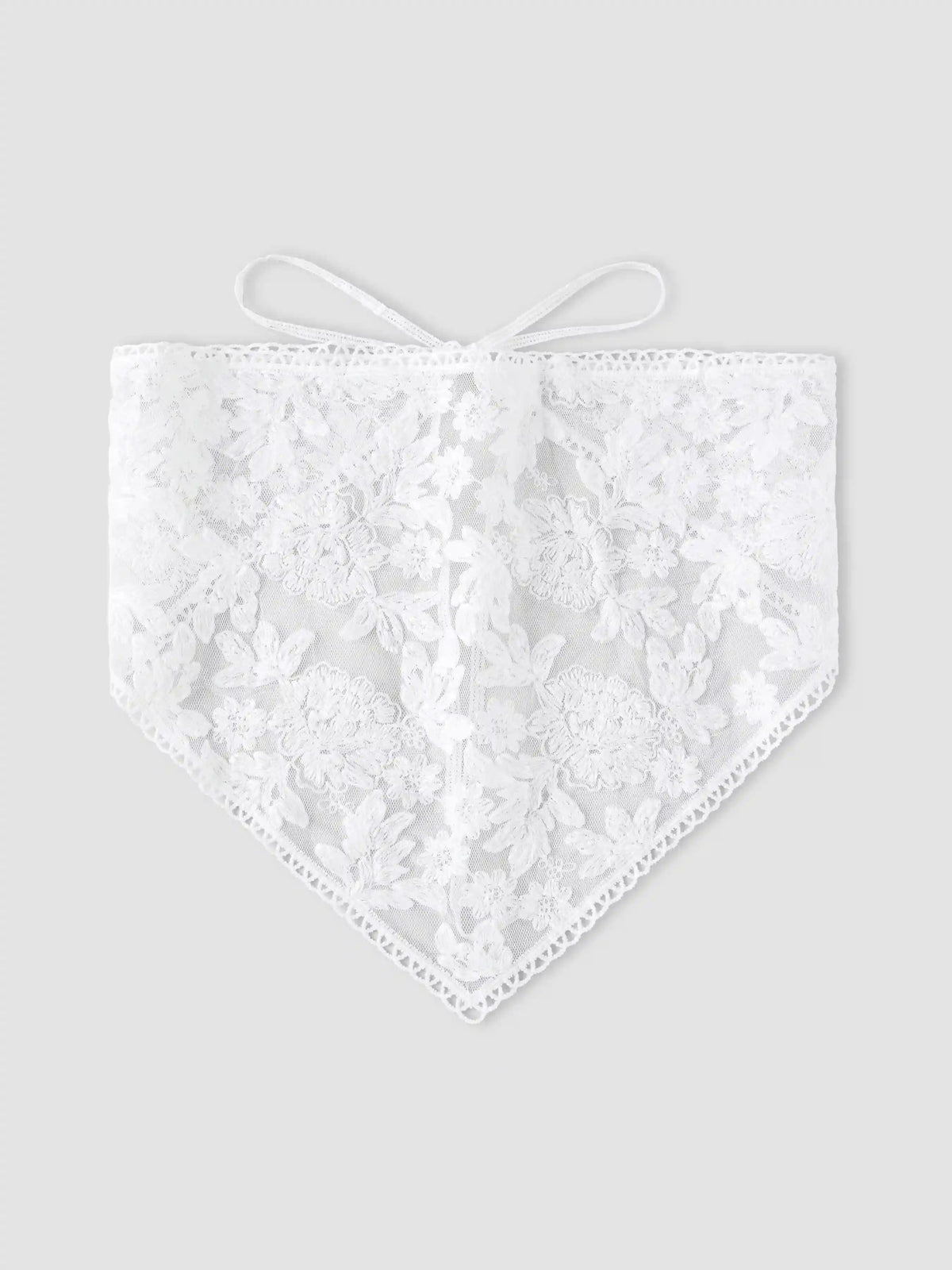 FLORAL LACE HEADSCARF
