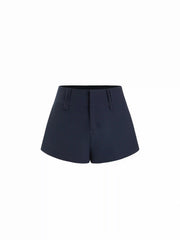 Mid-Rise A-Line Shorts