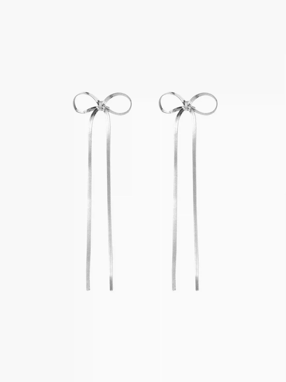 Bowknot Shaped Drop Earrings