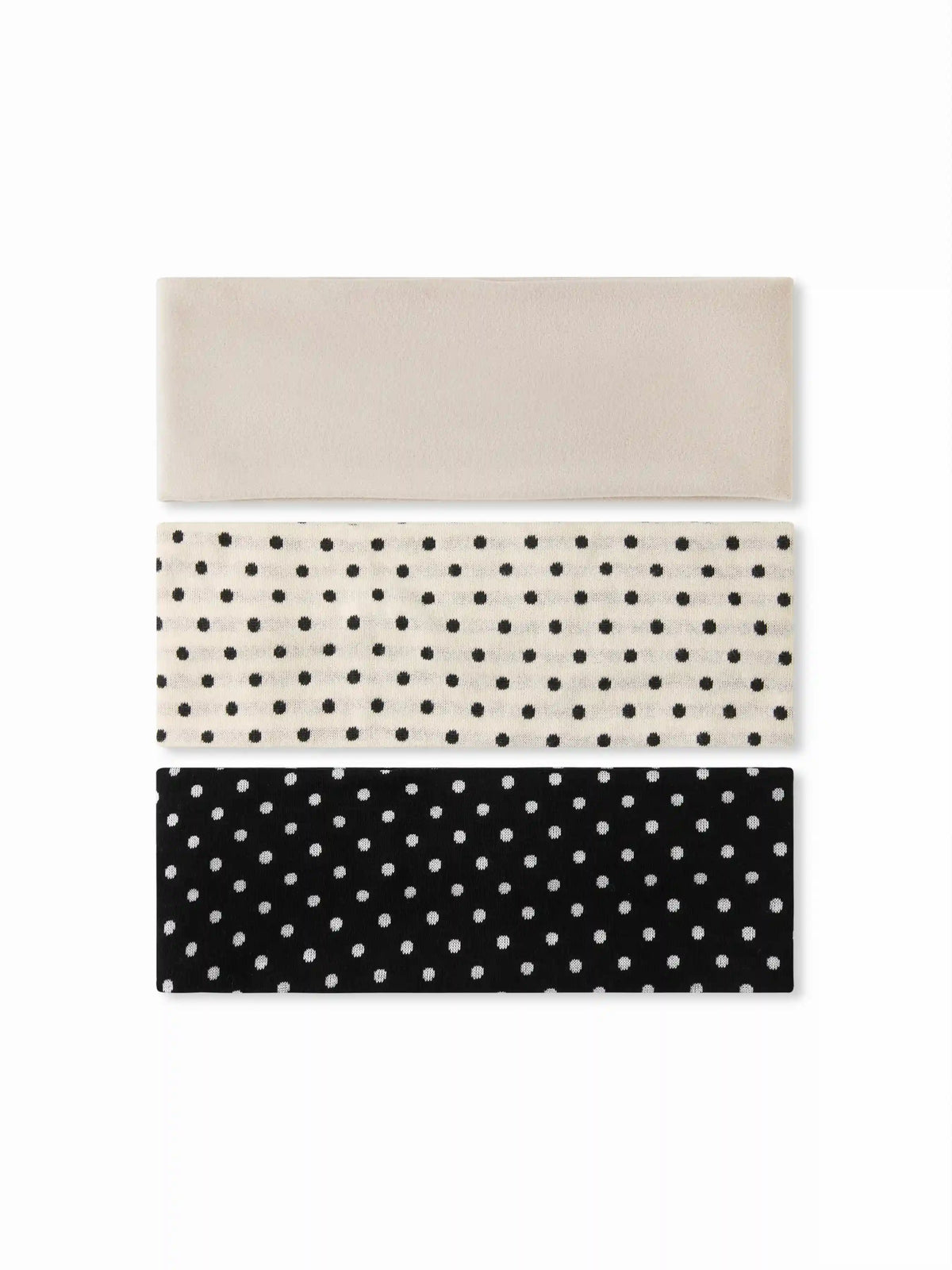 3 PCS POLKA DOT HEADBANDS