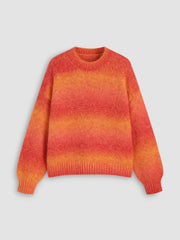 Wool-blend Stripe Ombre Sweater