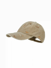 Gorra de béisbol bordada de perro salchicha
