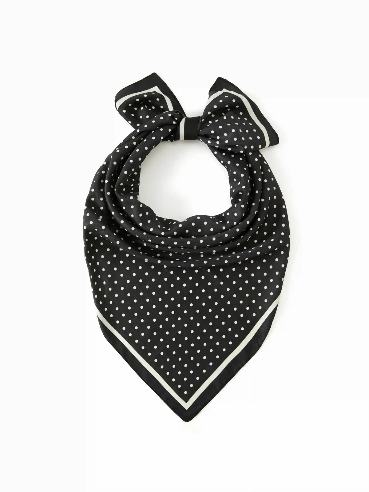 POLKA DOT SQUARE HEADSCARF